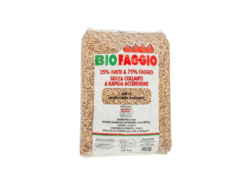 Bancale Pellet Biofaggio – 70 sacchi da 15 kg